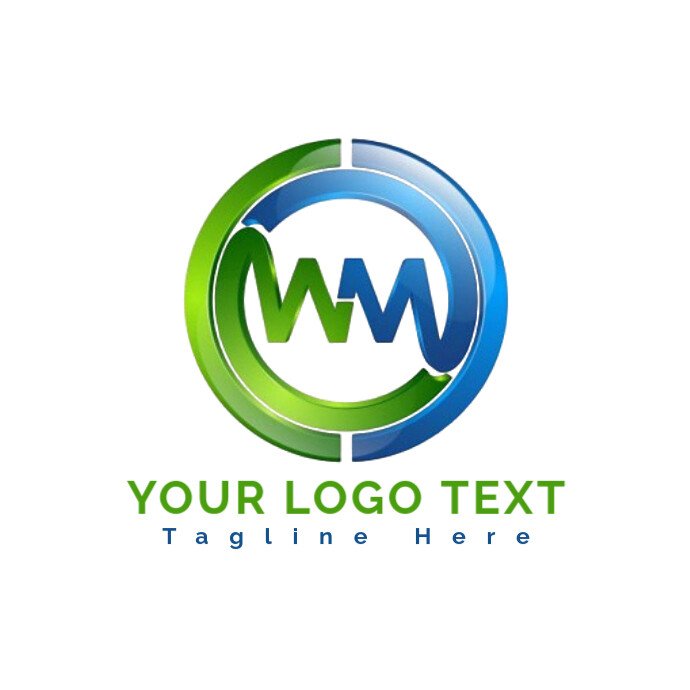 Professional Initial Letter Wm Logo Template Logo