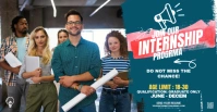 Professional Internship Facebook Event Cover template