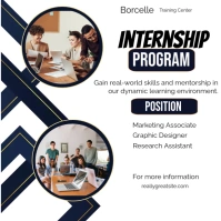 Professional Internship Program ad Instagram Post template