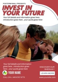 Professional Invest In Your Future  A5 template