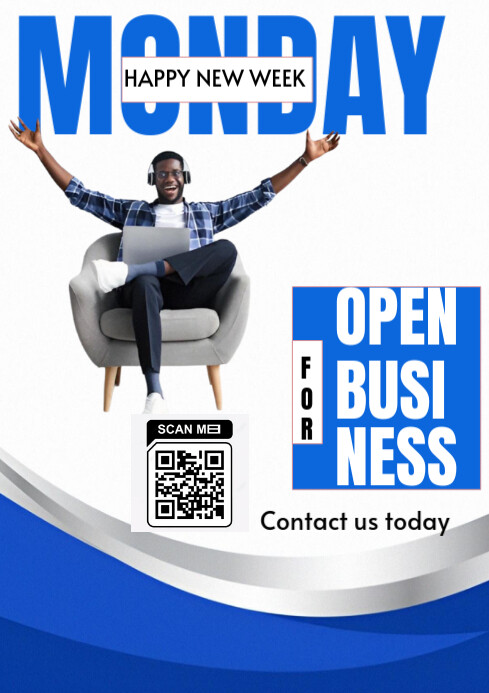 Plantilla de Professional It's Monday Poster A4 | PosterMyWall