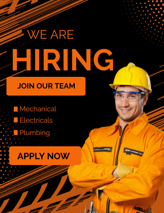 Professional Job Vacancy Ad Template | PosterMyWall