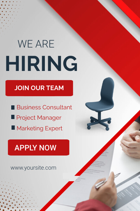 Professional Job Vacancy Ad Template | PosterMyWall