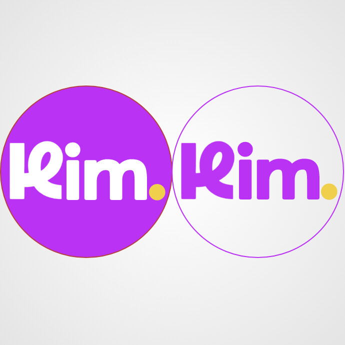 Professional Kim Text Logo 4 Business & Perso Logótipo template