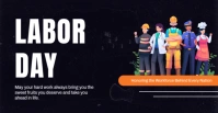 Professional Labor Day Wish Flyer Design Facebook Event Cover template