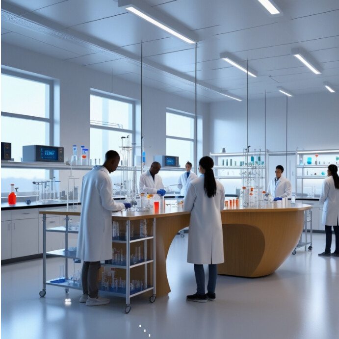 Professional Laboratory Background  Science Lab Design Instagram Post template