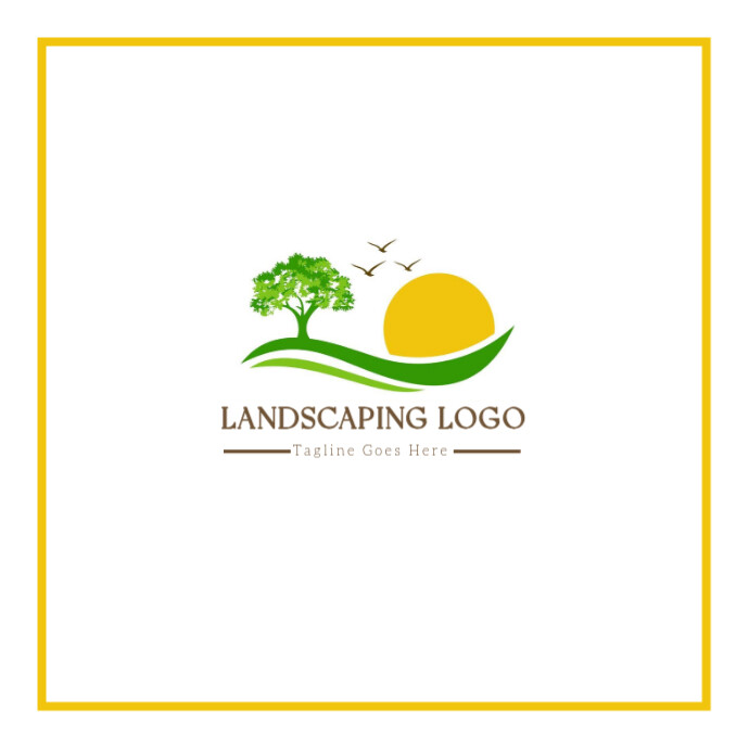 Professional Landscaping Logo, Landscaping Logo Template, Landscaping ...