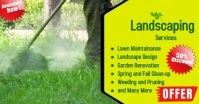 Professional Landscaping Video Ads Template   Facebook Shared Image