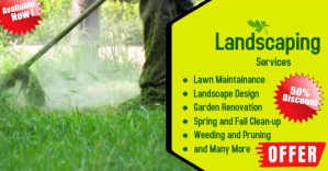 Professional Landscaping Video Ads Template   Facebook Shared Image