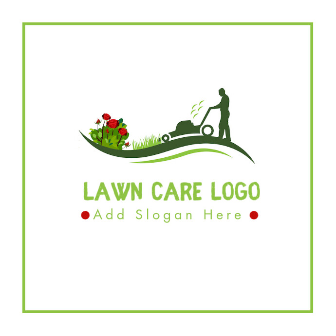 Professional Lawn Care Logo, Lawn Care Logo, Gardener  Logo, Urban Landscaping Logo, Maintenance Log Logótipo template