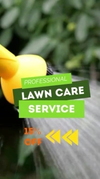 professional Lawn Maintenance service Instagram-verhaal template