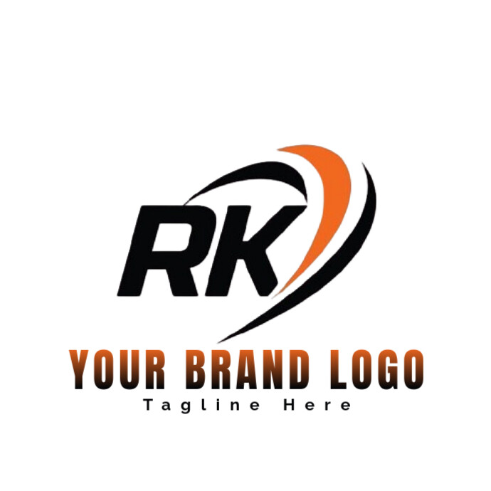 Professional Letter Rk  Logo template