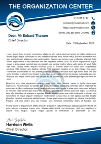 Professional Letter Template A4