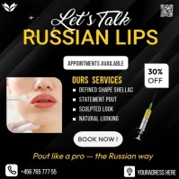 Botox flyer instagram Post template