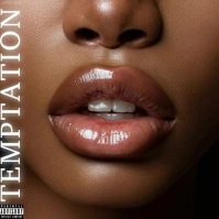 Professional Lips Woman Hip Hop, R&b, Love Song Album Cover template