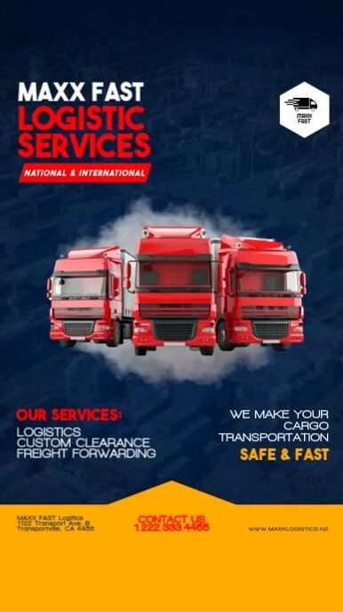 Copy of Professional Logistics Instagram Story Template | PosterMyWall
