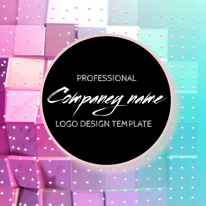 Professional  logo design video Logótipo template