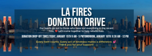 Professional Los Angeles Fire Relief Facebook Cover Photo Facebook-coverfoto template