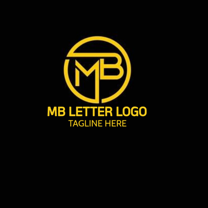 Copy of Professional Mb Letter Logo Design Logo | PosterMyWall