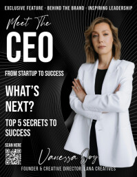 Professional Meet The Ceo Flyer (us Letter) template