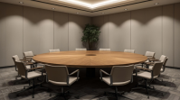 professional meeting room banner design picture YouTube Thumbnail template