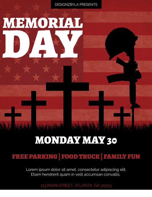Copy of Professional Memorial Day Celebration Flyer ( | PosterMyWall