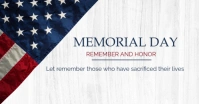 Professional Memorial Day Poster Facebook Shared Image template