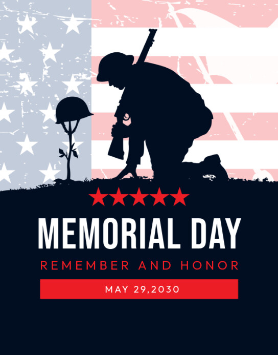 Professional Memorial Day Poster   Poster/wallboard Cartaz/placa template