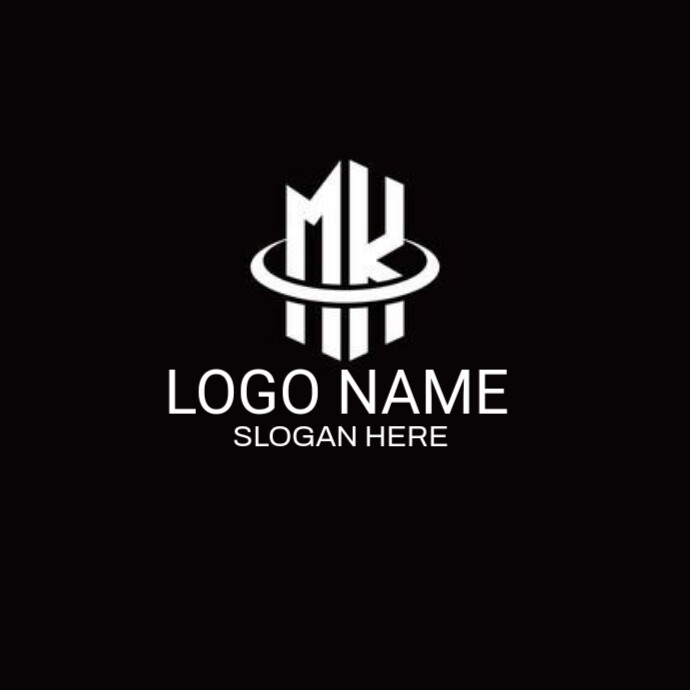 Professional Mk Letter Logo Logo Template | PosterMyWall