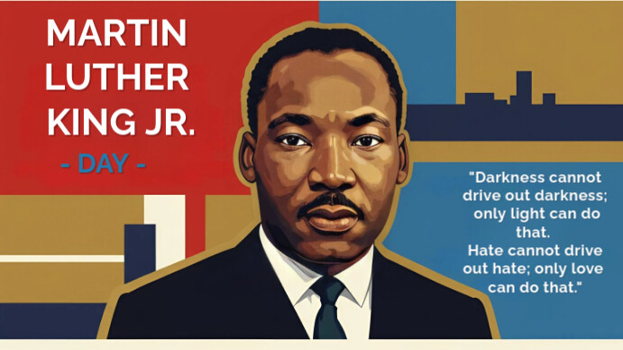 Professional MLK Day  Digital Display (16:9) template