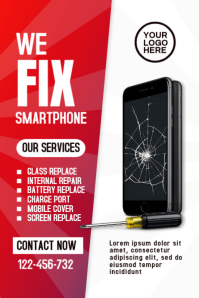 Professional Mobile Repair Poster template