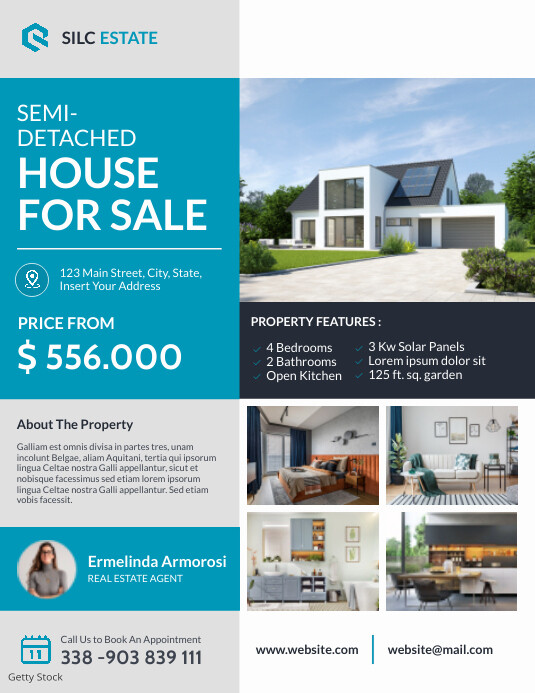 Copy of Professional Modern Real Estate Flyer house f | PosterMyWall