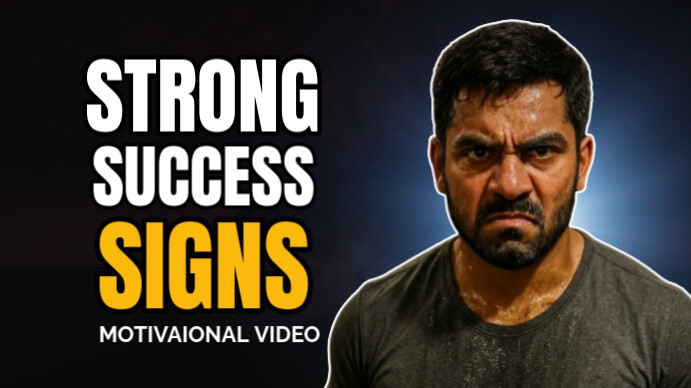 Professional Motivation Youtube Thumbnail template