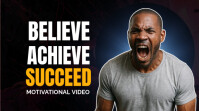 Professional Motivation  Youtube Thumbnail template