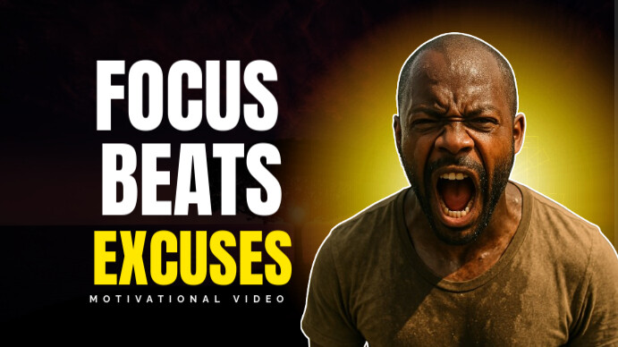 Professional Motivation Youtube Thumbnail template
