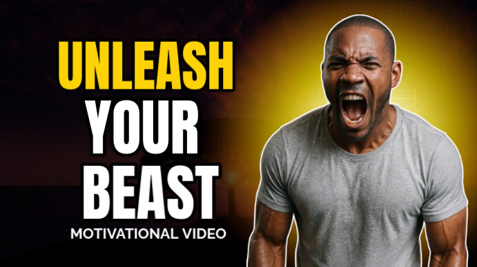 Professional Motivation  Youtube Thumbnail template