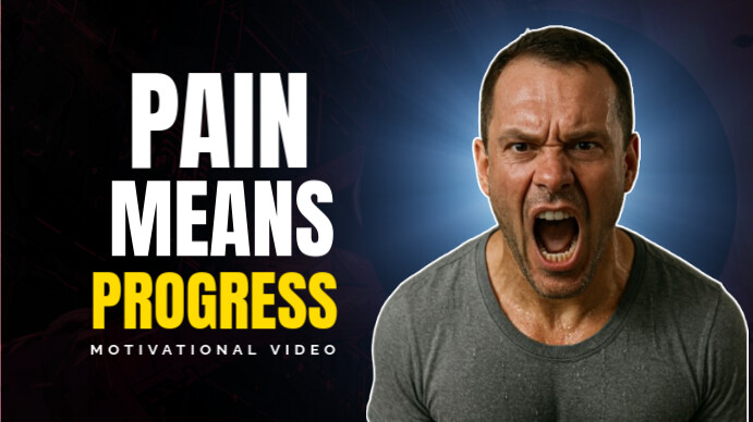 Professional Motivation Youtube Thumbnail YouTube-Miniaturansicht template