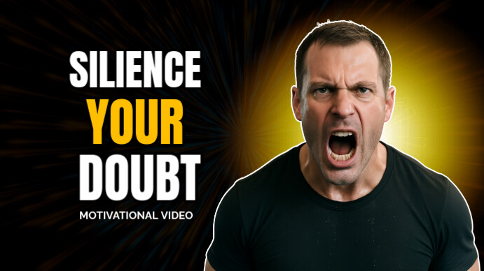 Professional Motivation Youtube Thumbnail YouTube-Miniaturansicht template