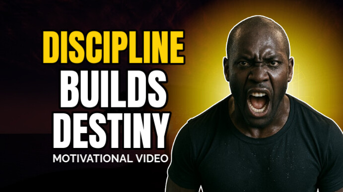 Professional Motivation Youtube Thumbnail template
