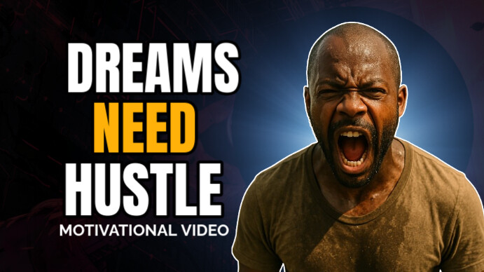 Professional Motivation Youtube Thumbnail template