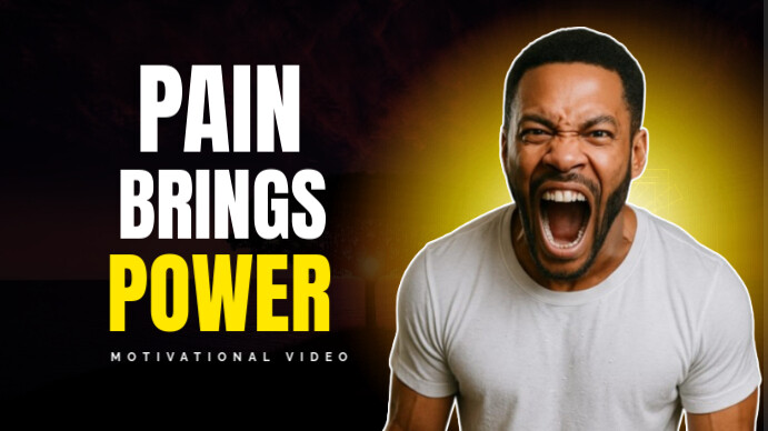 Professional Motivation Youtube Thumbnail template