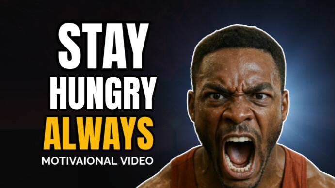 Professional Motivation Youtube Thumbnail template