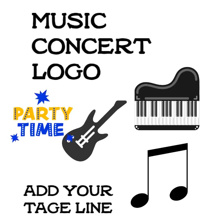Professional Music Concert Logos Logo Template | PosterMyWall