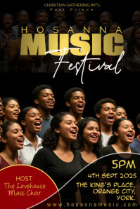 Professional Music  Poster template