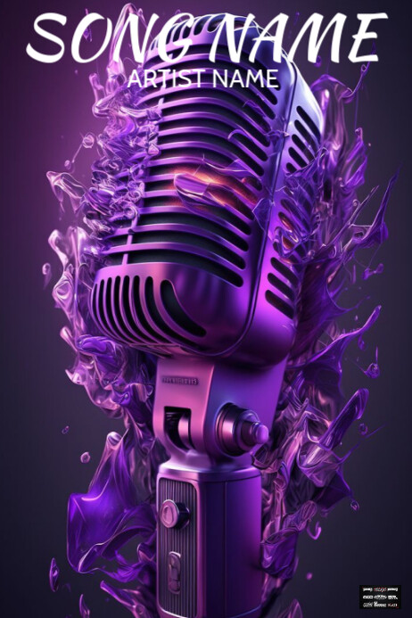 Professional Music Song Album Cover Art Poster Template | PosterMyWall