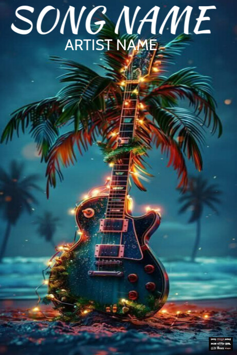 Example Songs Professional Music Song Album Cover Art Poster Template | PosterMyWall