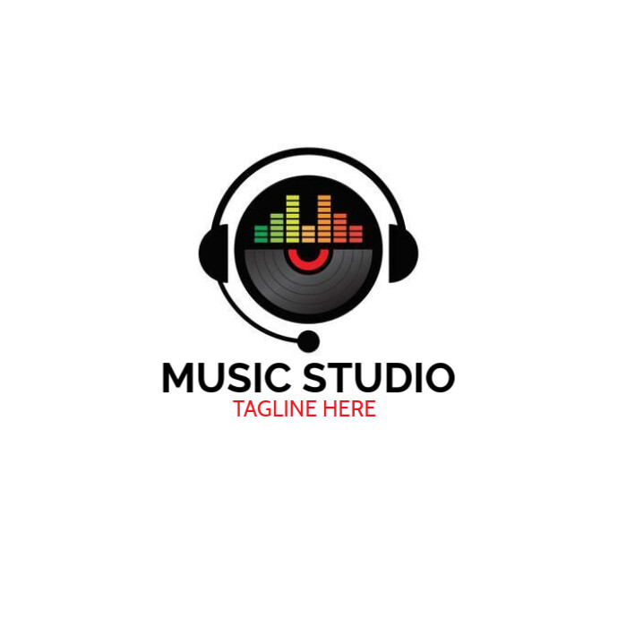 Professional Music Studio Logo Logo template