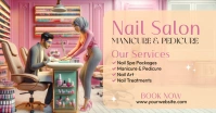 Professional Nail Salon Facebook Shared Image template