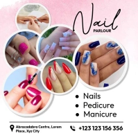 Professional Nail Services poster template