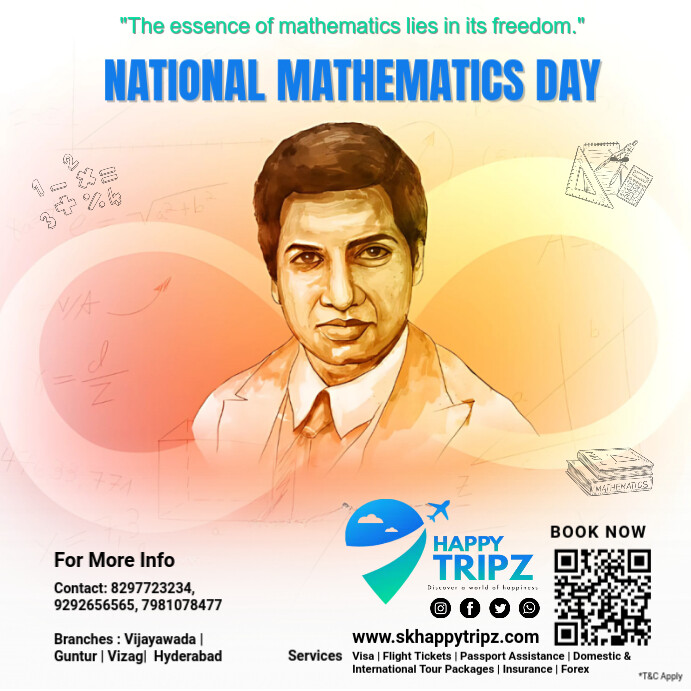 Professional National Mathematics Day Instagram Post Template ...